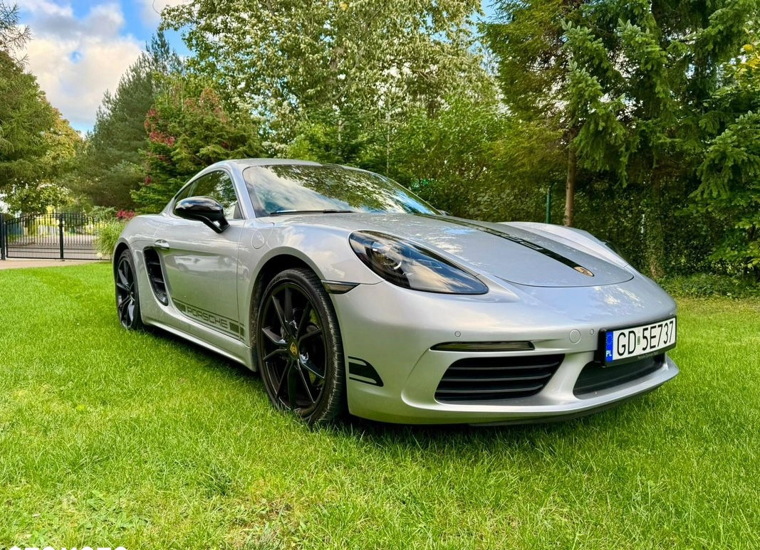 Porsche 718 Cayman cena 210000 przebieg: 48500, rok produkcji 2018 z Gdynia małe 596